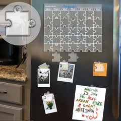 Transparent Magnetic Monthly Calendar Planner Board For Refrigerator
