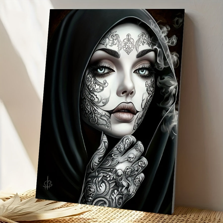 DIY Paint by Numbers Kit of the Dead Makeup for Beginners Hand Painted Craft
