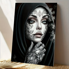DIY Paint by Numbers Kit of the Dead Makeup for Beginners Hand Painted Craft
