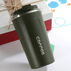 380ml Travel Coffee Mug Stainless Steel Vacuum Water Cup Portable Outdoor Sports