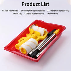 Paint Edger Roller Combo Kit for Home Room Wall Ceiling Window Painting