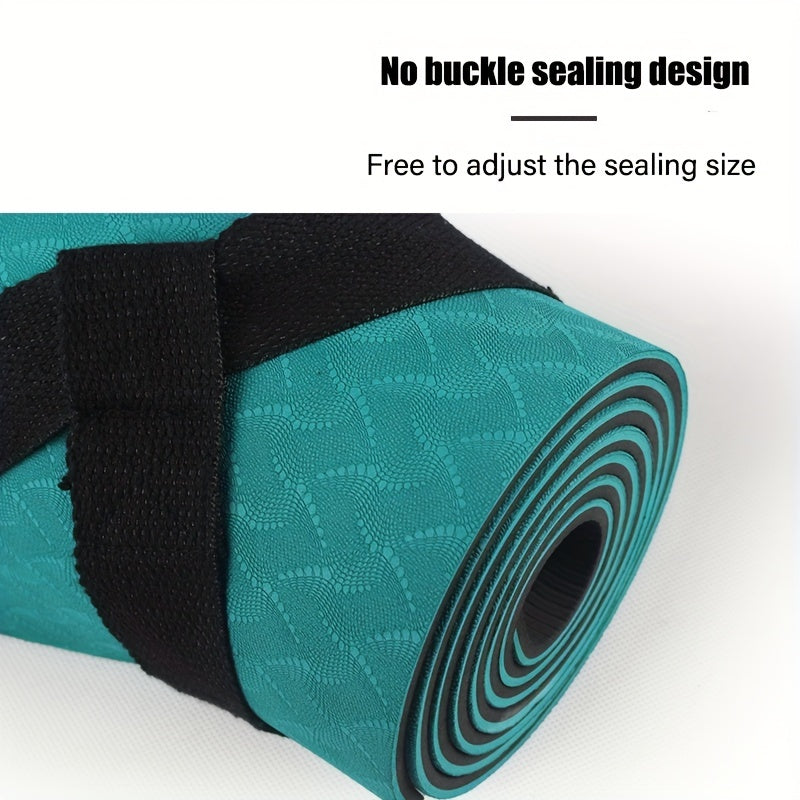 Portable Yoga Mat Storage Strap with Resistance Belt