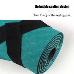 Portable Yoga Mat Storage Strap with Resistance Belt