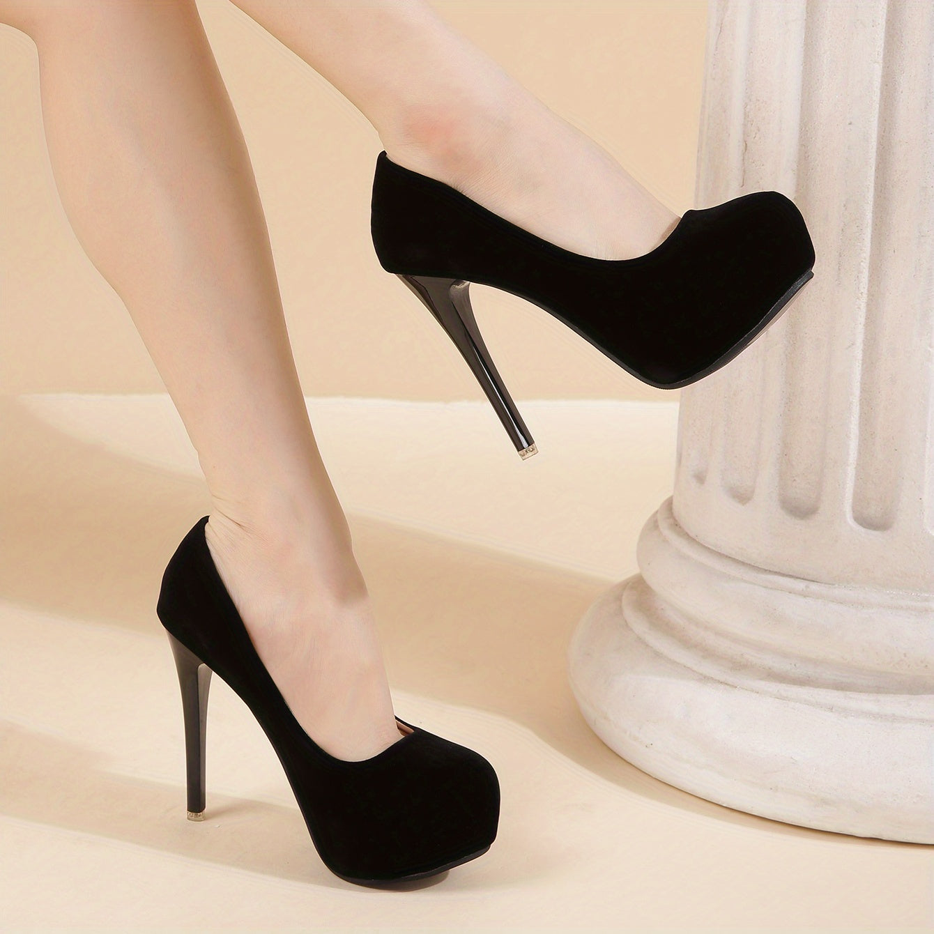 Women's Platform Stiletto Pumps High Heels