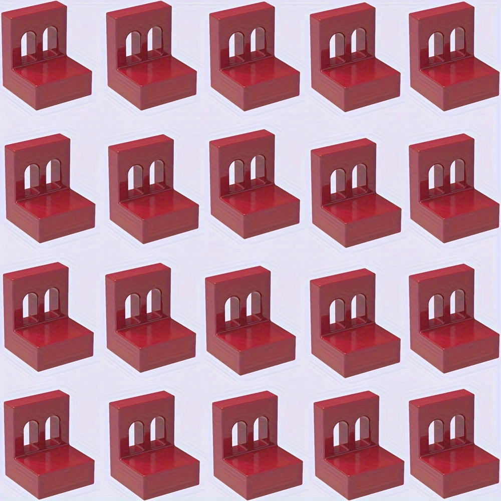 20 PCS Building Block Set Square Fence Railing for Children's DIY Scene Play