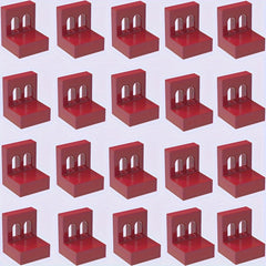 20 PCS Building Block Set Square Fence Railing for Children's DIY Scene Play