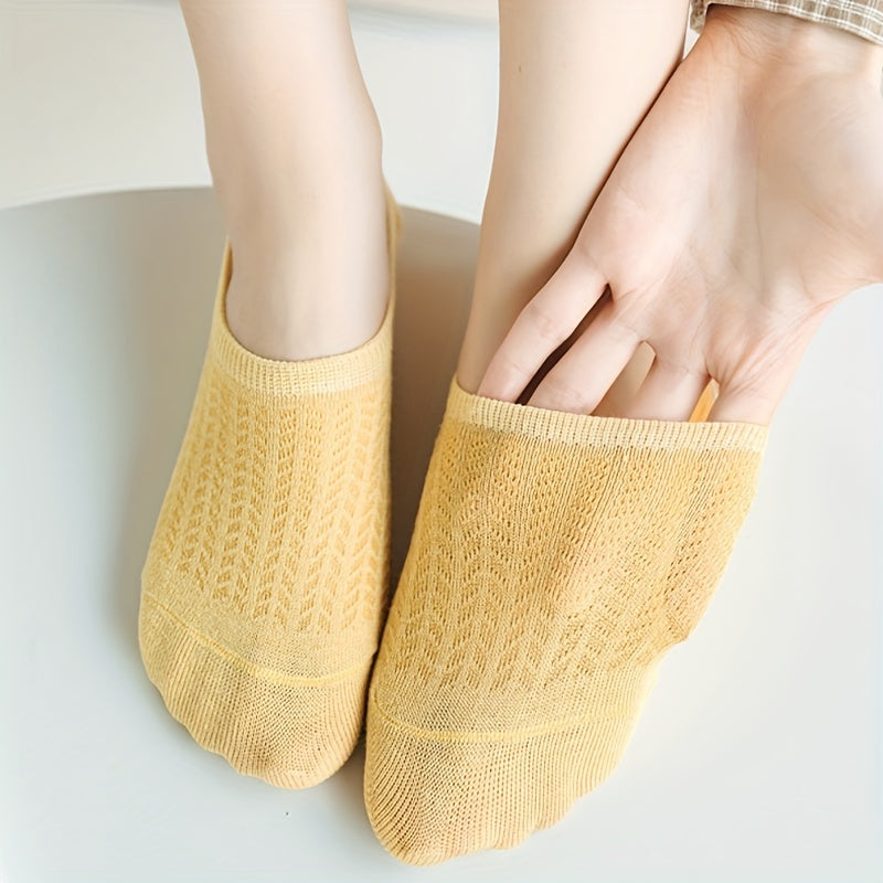 10 Pairs Women's Ankle Socks Solid Color Lightweight Stocking