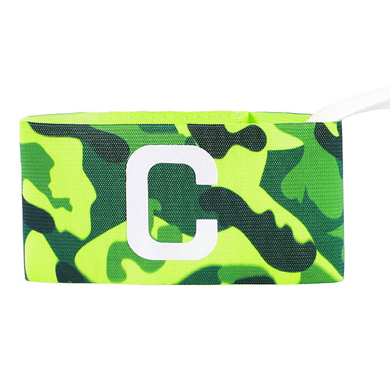 Football Captain Armband Nylon Camouflage Adjustable Training Band