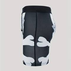 Men's Skull Graphic Boxer Shorts High Stretch Elastic Waist Beach Shorts