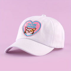 Cat Embroidery Baseball Cap Cartoon Dad Hat