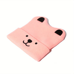 Baby Warm Cat Ears Woolen Knitted Hat for Autumn and Winter