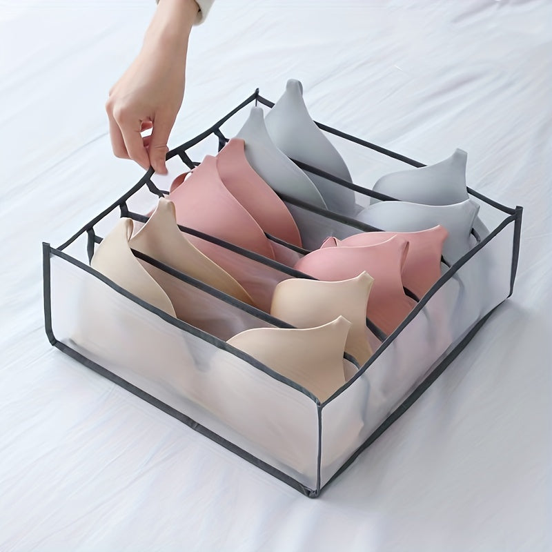 Mesh Grids Foldable Wardrobe Storage Organizer Bag