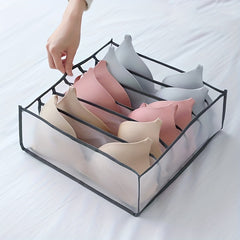 Mesh Grids Foldable Wardrobe Storage Organizer Bag