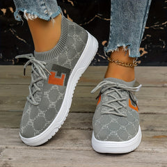 Breathable Low Top Sneakers Lightweight Running Shoes Women's Footwear
