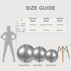 Thickened Yoga Ball for Fitness Balance Gymnastics Pilates