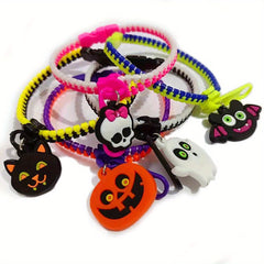 Fun Ghost Head Pendant Bracelet for Halloween Kids