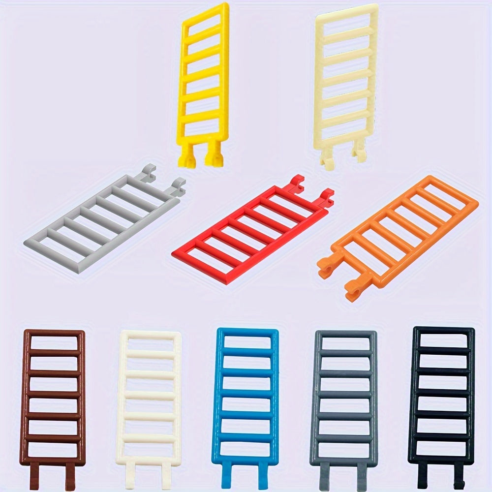Colorful Building Block Staircases Farm Garden Ranch Playset for Kids