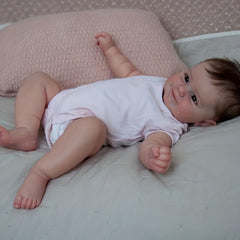 Chubby Lifelike Reborn Doll Soft Vinyl Baby Doll For Kids