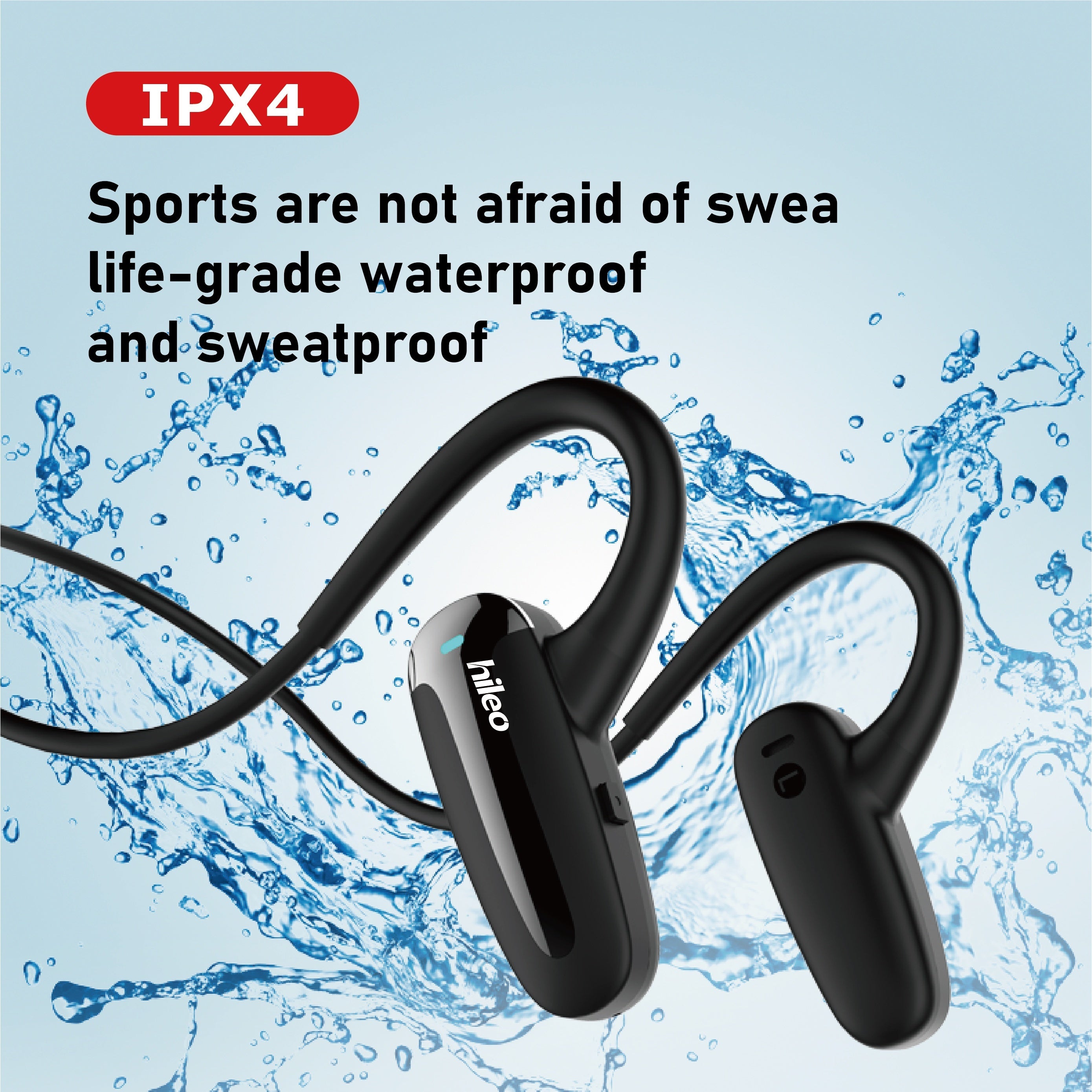 Wireless Earbuds Waterproof Noise Cancellation Sports Earphone For Running