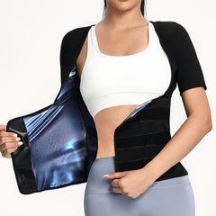 Women's Sauna Suit Waist Trainer Tummy Control Workout Swe