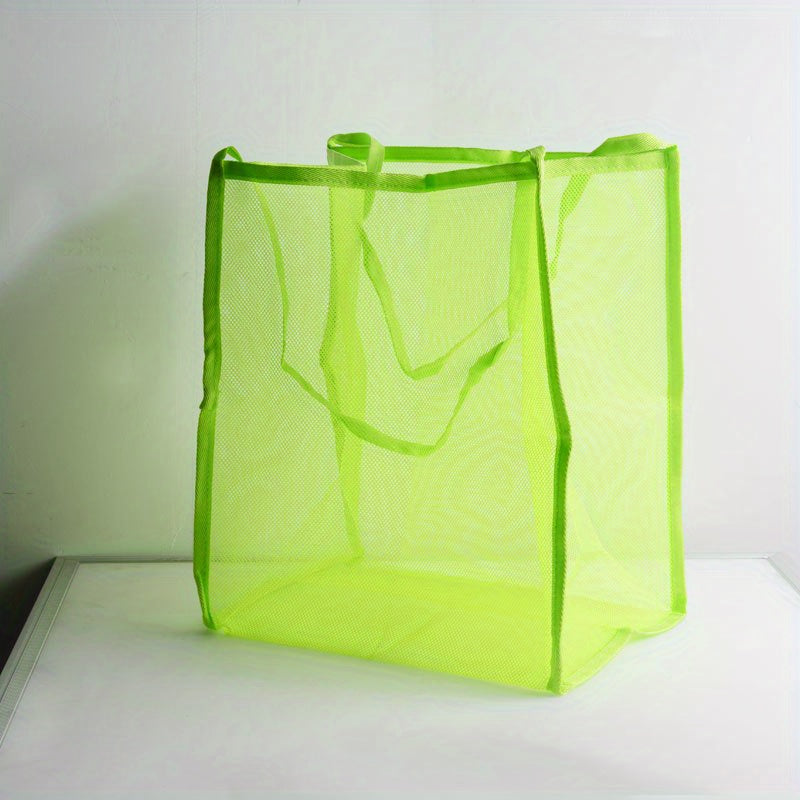 Large Capacity Mesh Beach Bag Foldable Kids Sea Shell Bags