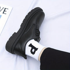 Men's Lace Up Derby Shoes Round Toe Non Slip Formal Business Wedding