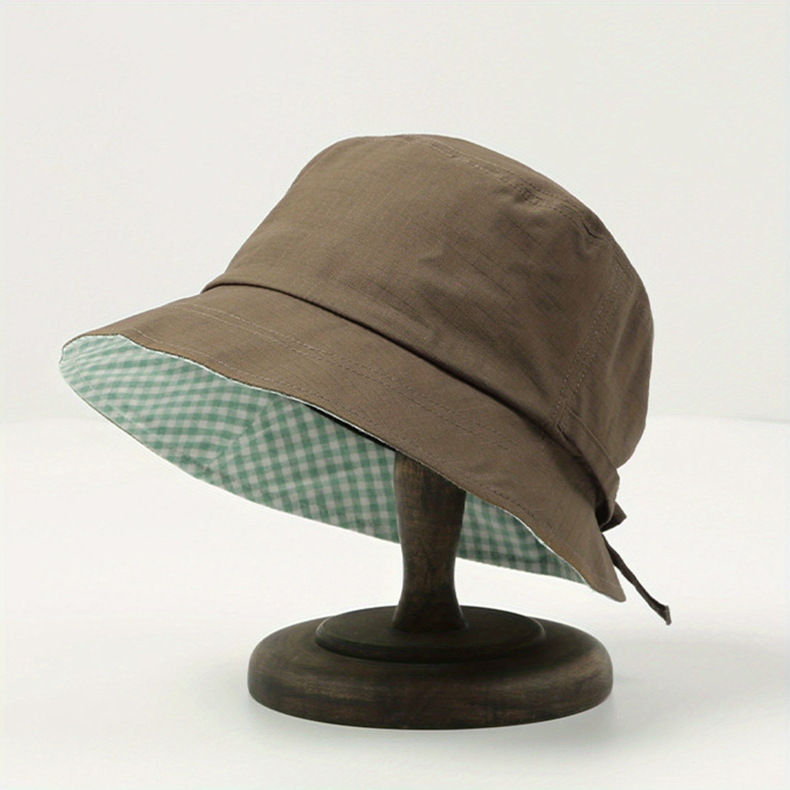 Short Brim Bucket Hat Lightweight Solid Summer Sun Hats Fisherman Cap Women