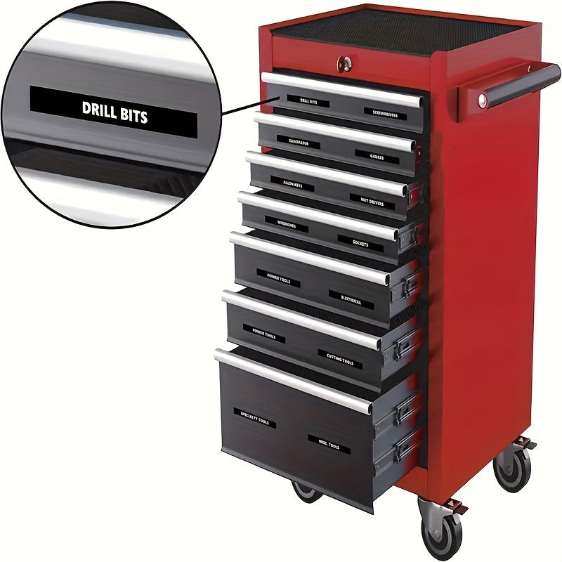 44pcs Waterproof Toolbox Organization Label Sticker PVC Sticker 10
