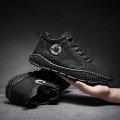 Men's Ankle Boots Stitching Casual Outdoor Non Slip Walking Sneakers