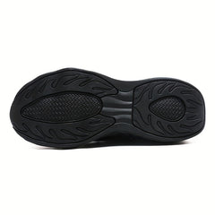 Men's Flame Athletic Slip-on Sneakers with Shoelaces