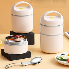 Stainless Steel Lunch Flask Vacuum Insulated Soup Cup Leak Proof