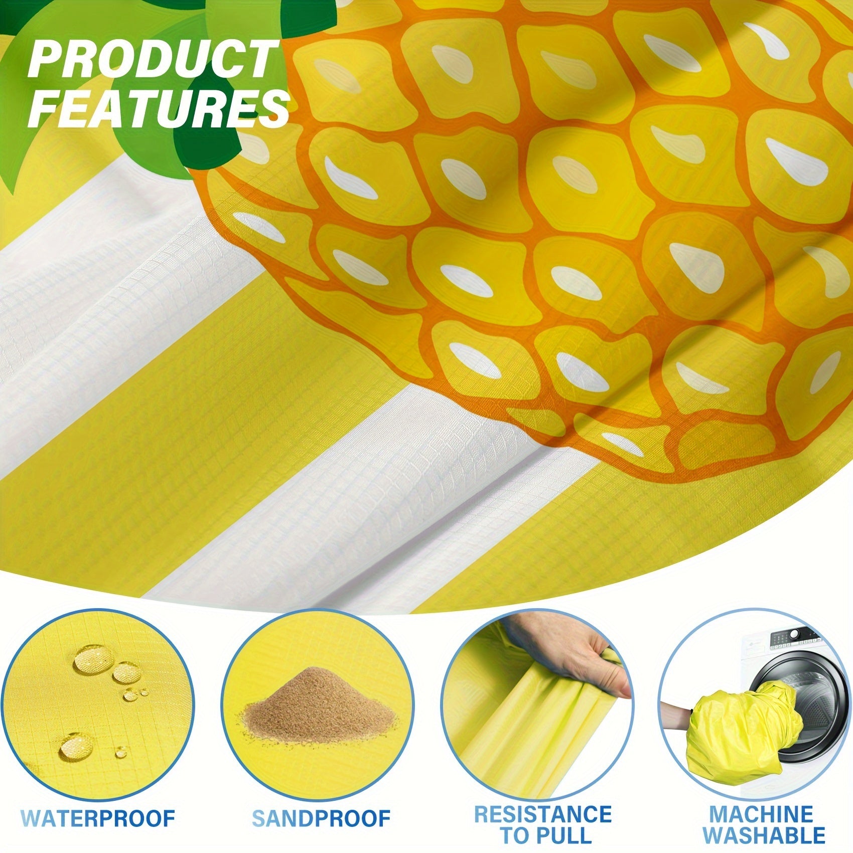 Large Waterproof Beach Blanket for Outdoor Travel Camping Picnic