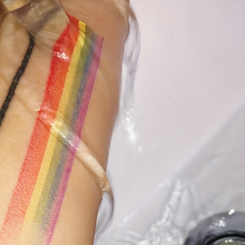 Disposable Tattoo Painting Stick Rainbow Face Body Painting Waterproof