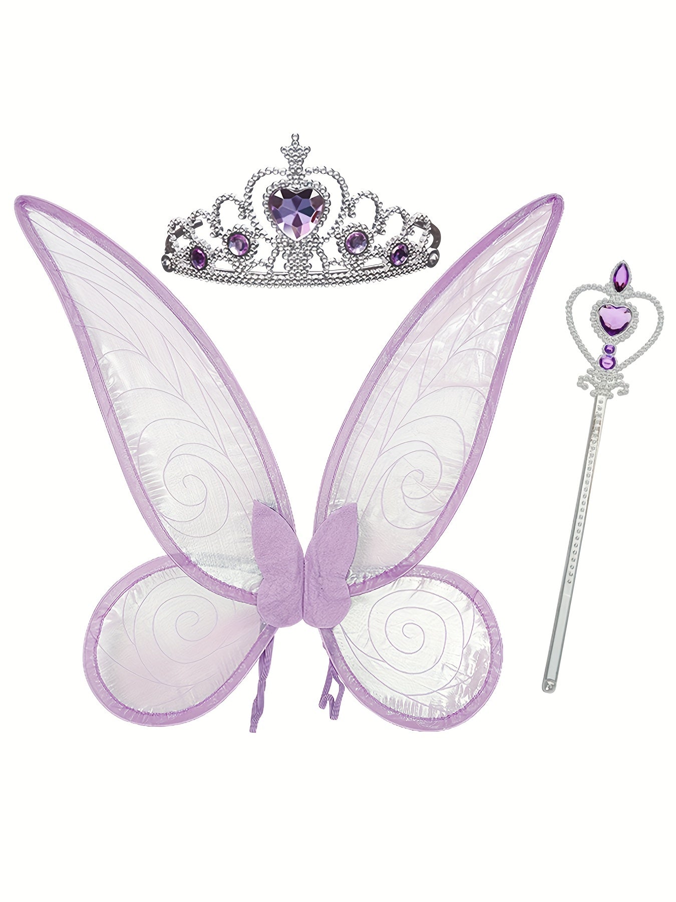 Fairy Wings For Girls Elf Cosplay Costume Kid's Fairy Tale Character Dress Up