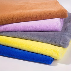 Rabbit Fur Fabric Clothing Vest Scarf Pillow DIY Toy Plush Material