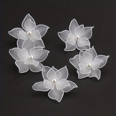 Fabric Flower Hair Clip Bridal Styling Hair Accessories Wedding Headdress Barret
