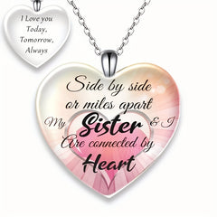 Love Crystal Pendant Necklace Letter Necklace English Birthday Gift