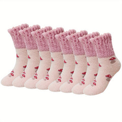 Cozy Fleece Lining Christmas Socks