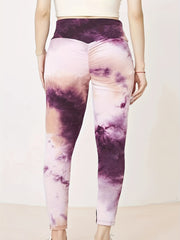Women's Plus Tie Dye High Rise Fitness Leggings