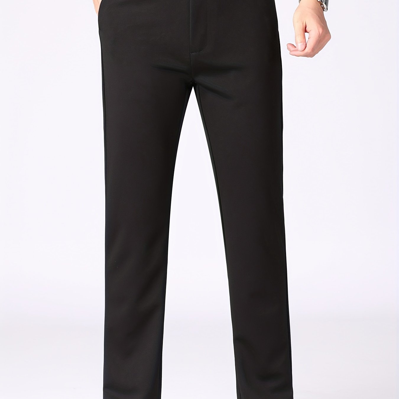 Men's Formal Solid Dress Pants Spring/Fall Business