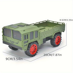 1pc Inertia Military Truck Van Car Off road Vehicle Model Toy Car