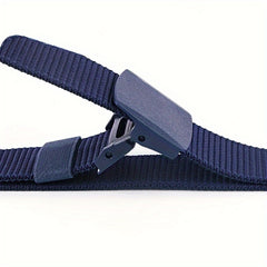Nylon Canvas Belt with Plastic Buckle for Men and Women