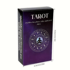Tarot Cards in Spanish 78pcs Future Fate Indicator Board Game