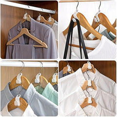 Plastic Clothes Hanger Hooks Heavy Duty Space Saving Organizer