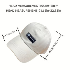 Hip Hop Sunglasses Baseball Cap Cotton Adjustable Dad Hats