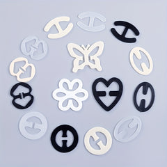 4pcs Heart Shaped Bra Strap Clips Invisible Non slip Shoulder Belt Buckles