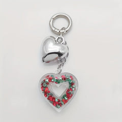 Butterfly Heart Keychain Acrylic Animal Key Ring Women Christmas Gift