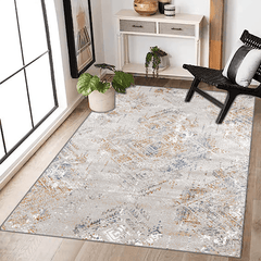 Washable Persian Bohemian Carpet Anti-skid Printed Floor Carpet