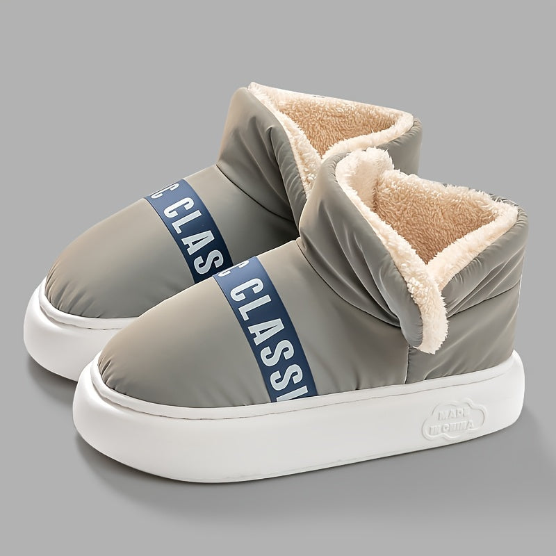 Cozy Suede Slippers Men Women Warm Indoor Outdoor Shoes