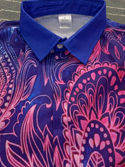Floral Casual Button-Up Shirt for Men